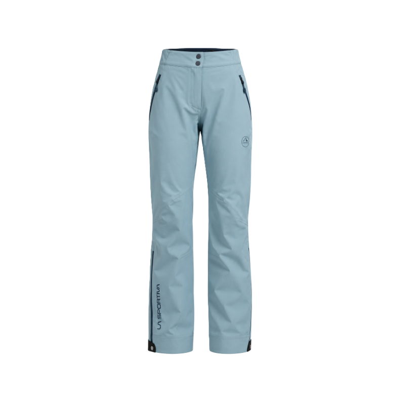 spodnie skitourowe damskie La Sportiva Crest Evo Shell Pants W- limestone/ night sky