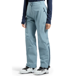 spodnie skitourowe damskie La Sportiva Crest Evo Shell Pants W- limestone/ night sky