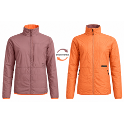 kurtka damska Ortovox Ortler Metawool 60 REV JKT- faded tangerine