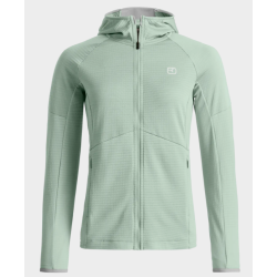 bluza damska Ortovox Fleece Light Grid Hoody W- green acid