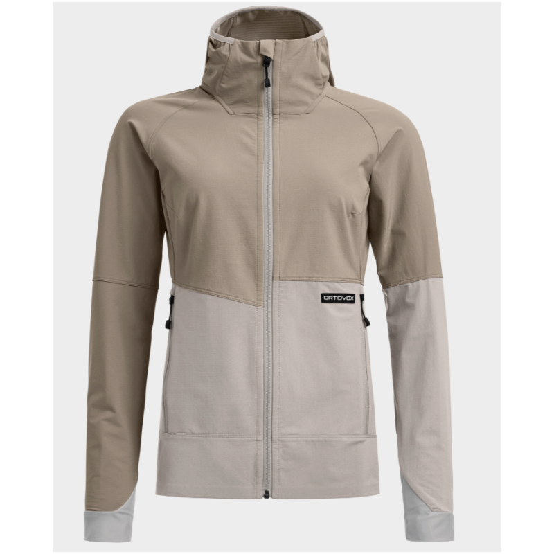 kurtka damska Ortovox Venet Softshell Hooded JKT W- dark linen