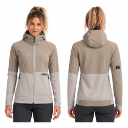 kurtka damska Ortovox Venet Softshell Hooded JKT W- dark linen