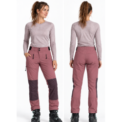 spodnie skitourowe damskie Ortovox Ortler Softshell Pants W- chestnut