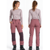 spodnie skitourowe damskie Ortovox Ortler Softshell Pants W- chestnut