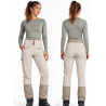 spodnie skitourowe damskie Ortovox Venet Softshell Pants W - white tea