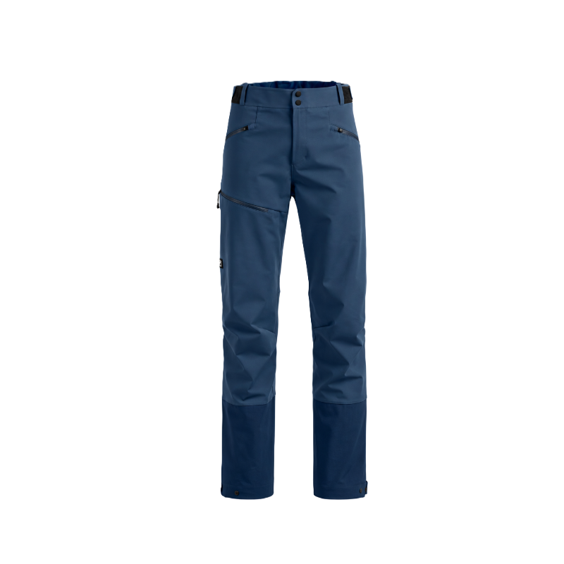 spodnie skitourowe męskie Ortovox Ortler Softshell Plus PNT M- blue nuntak