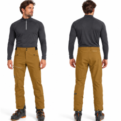 spodnie skitourowe męskie Ortovox Ortler Softshell PNT M- dark cumin
