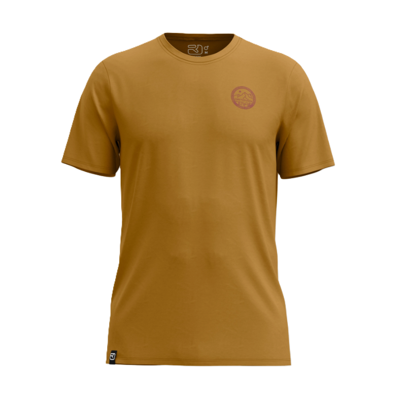 koszulka męska Ortovox 185 Merino MTN Badge TS M- dark cumin