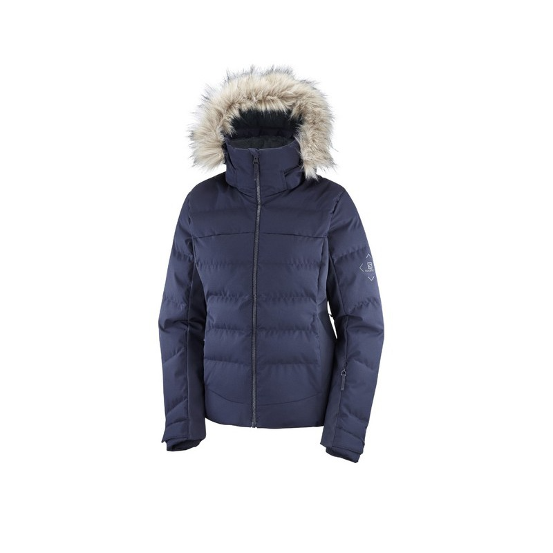 kurtka narciarska damska Salomon Stormcozy JKT W- night sky