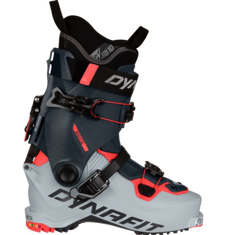 buty skitourowe damskie Dynafit Radical- puritan gray/ fluo coral - 08-61917-0590