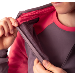 Dynafit Alpine LS 1/2 zip Tee W/ Chili Sport