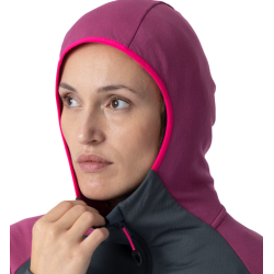 bluza damska Dynafit Transalper PTC Hooded JKT W - 08-71672-6A51 magenta/0720