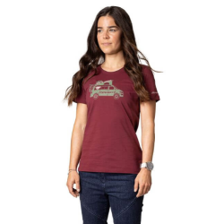 koszulka damska Dynafit Graphic Co W s/s Tee- 08-70999-6561 burgundy