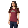koszulka damska Dynafit Graphic Co W s/s Tee- 08-70999-6561 burgundy