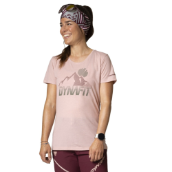 koszulka damska Dynafit Transalper Graphic S/S Tee W 08-71885-6371 pale rose/ 5560