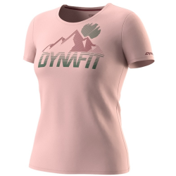 koszulka damska Dynafit Transalper Graphic S/S Tee W 08-71885-6371 pale rose/ 5560