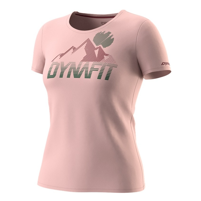koszulka damska Dynafit Transalper Graphic S/S Tee W 08-71885-6371 pale rose/ 5560