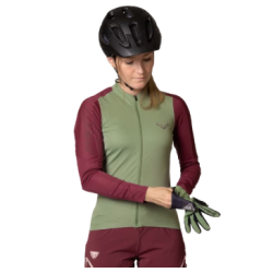koszulka rowerowa damska Dynafit Ride Light L/S FZ jersey W- 08-71823-5291 sage