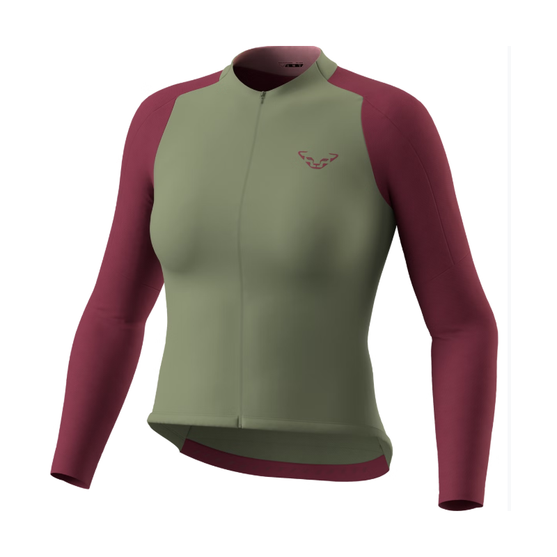 koszulka rowerowa damska Dynafit Ride Light L/S FZ jersey W- 08-71823-5291 sage