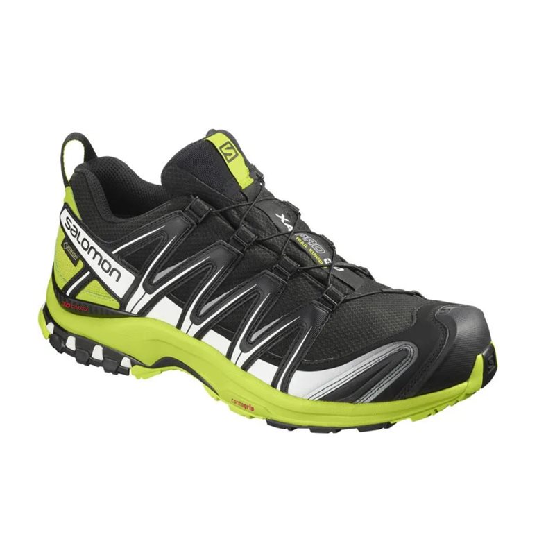 buty biegowe Salomon XA PRO 3D GTX- black/lime