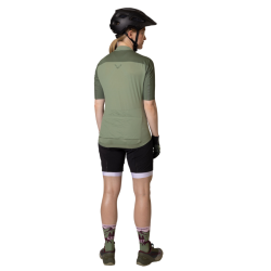 koszulka rowerowa damska Dynafit Ride Light S/S FZ / Chili Sport
