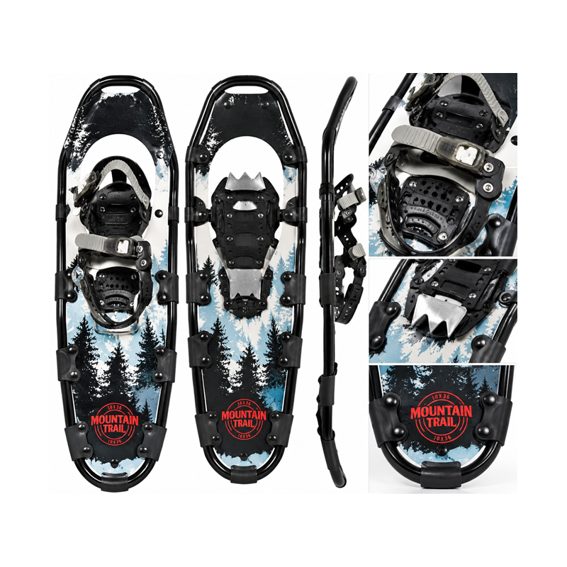 rakiety śnieżne turystyczne GV Mountain Trail 10 × 36″ –  z systemem Heel Raise