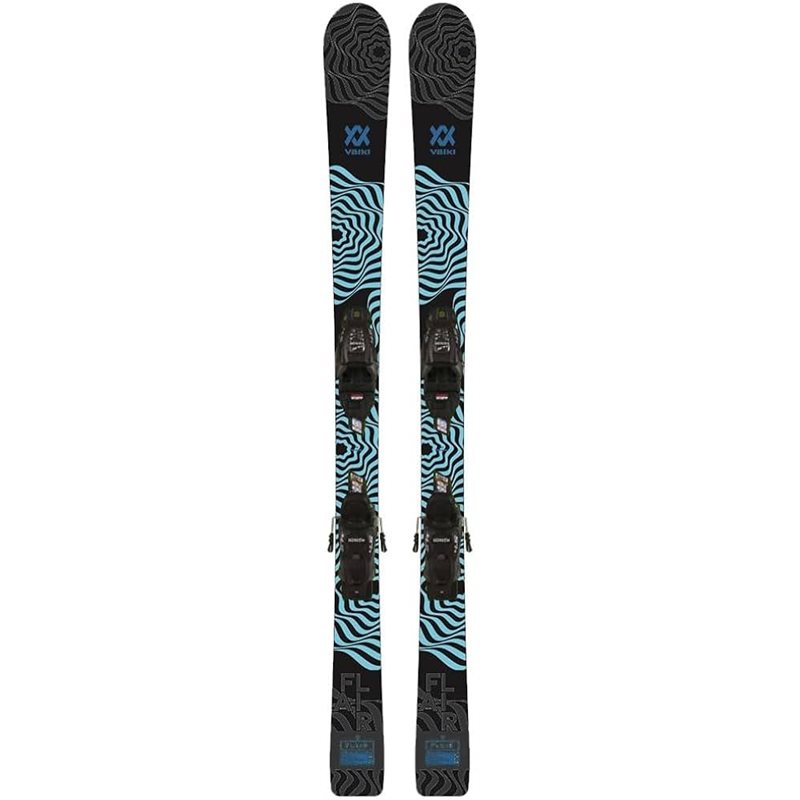 Volkl 2024 Flair JR Black Skis w/vMotion 7.0 GW