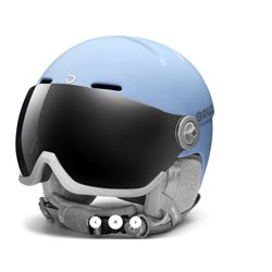kask narciarski damski BRIKO BLENDA VISOR cerulean blue