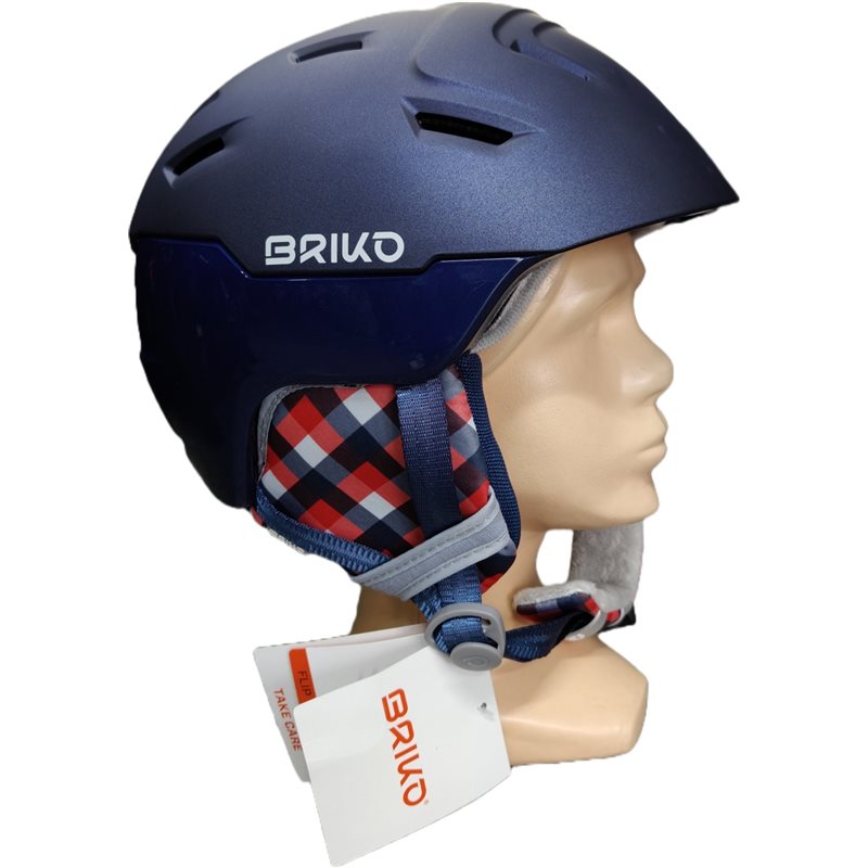 kask narciarski damski BRIKO CRYSTAL 2.0 pearl blue-red cinnabar M/L