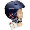 kask narciarski damski BRIKO CRYSTAL 2.0 pearl blue-red cinnabar M/L