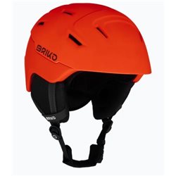 kask narciarski BRIKO STORM X orange flame