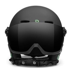 kask narciarski BRIKO TEIDE VISOR grey shark- green eucalyptus