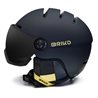 kask narciarski BRIKO TEIDE VISOR blue cloud burst- yellow starship XL- 60-63 cm