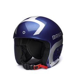 kask narciarski BRIKO VULCANO FIS 6.8 JUNIOR XS (48-52 cm) shiny blue- silver