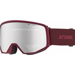 gogle ATOMIC FOUR Q STEREO dark red