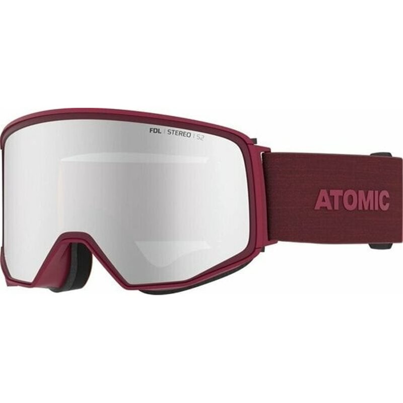 gogle ATOMIC FOUR Q STEREO dark red