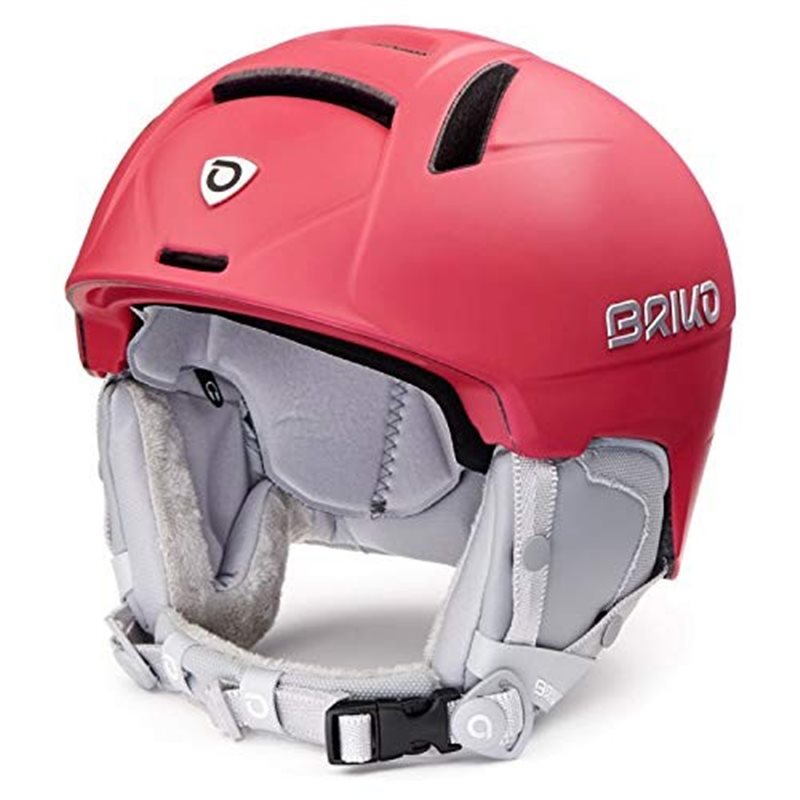 kask narciarski damski BRIKO CRYSTAL Matt Red Rubine