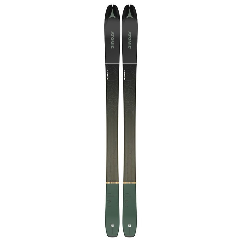 ATOMIC N BACKLAND 95 BLACK/Green + foka