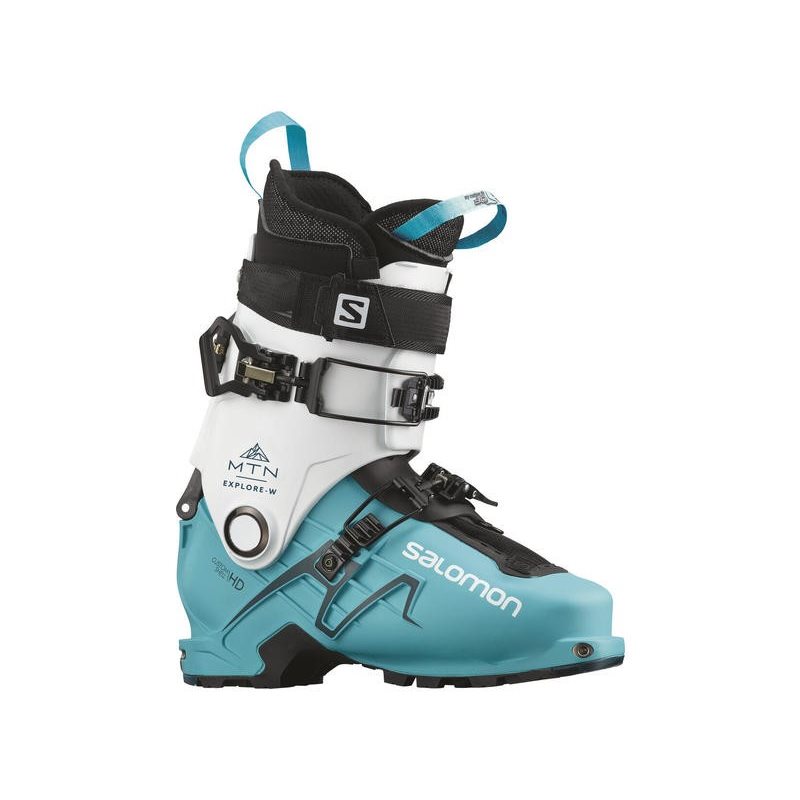 buty skiturowe damskie Salomon MTN EXPLORE W White/Scuba Blue/Blue