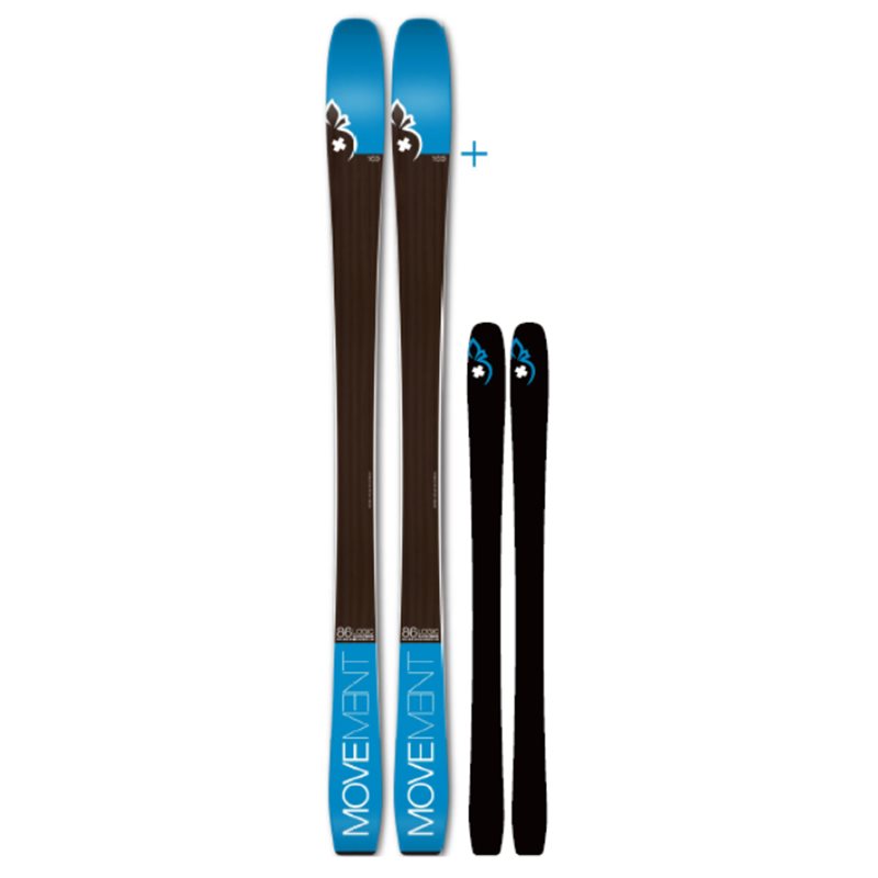 MOVEMENT LOGIC 86 SKI -  black/blue