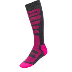 skarpety narciarskie Lenz FREE TOUR 1.0 merino - 35-38- pink