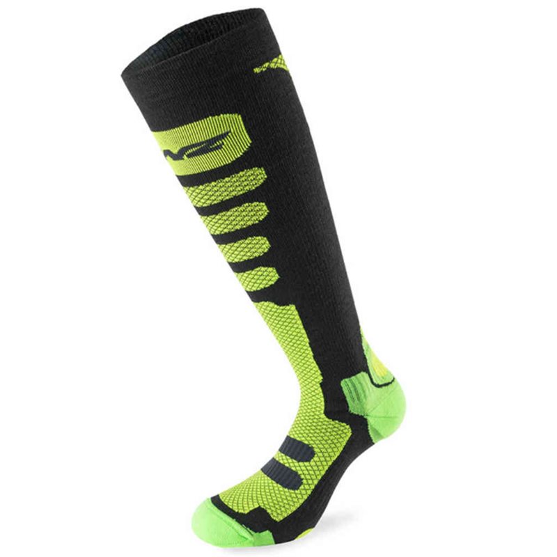 skarpety narciarskie Lenz FREE TOUR 1.0 merino - 39-41- lime