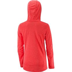 Bluza damska Salomon ELEVATE LS HOODIE infrared
