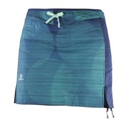 DRIFTER MID SKIRT W Medieval B/Hawaiian