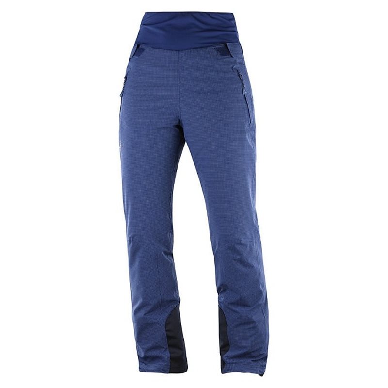 Spodnie narciarskie Salomon CATCH ME PANT W Medieval blue