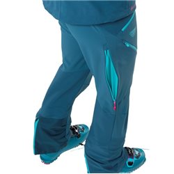 spodnie skiturowe damskie Dynafit Radical Infinium Hybrid GTX 08-71491-8811 petrol