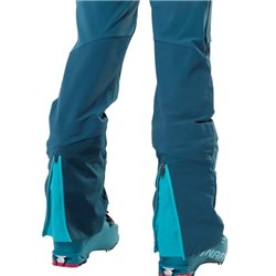 spodnie skiturowe damskie Dynafit Radical Infinium Hybrid GTX 08-71491-8811 petrol
