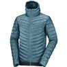 SALOMON OUTLINE DOWN HOODIE M MALLARD BLUE
