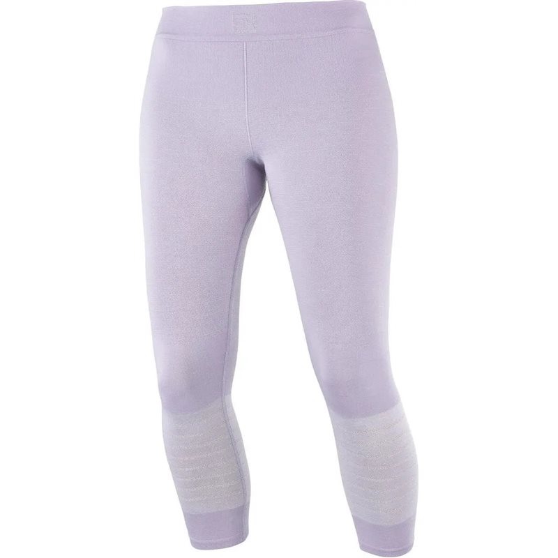 Salomon Sntial wool tights lawender grey