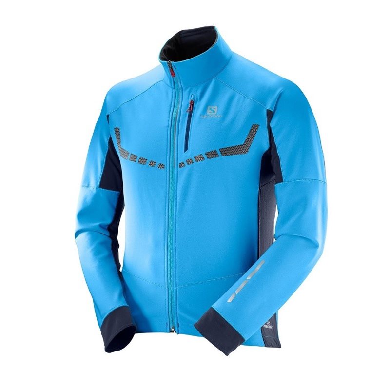 Windstopper Salomon Men's RS Pro WS Jacket, Hawaiian Surf